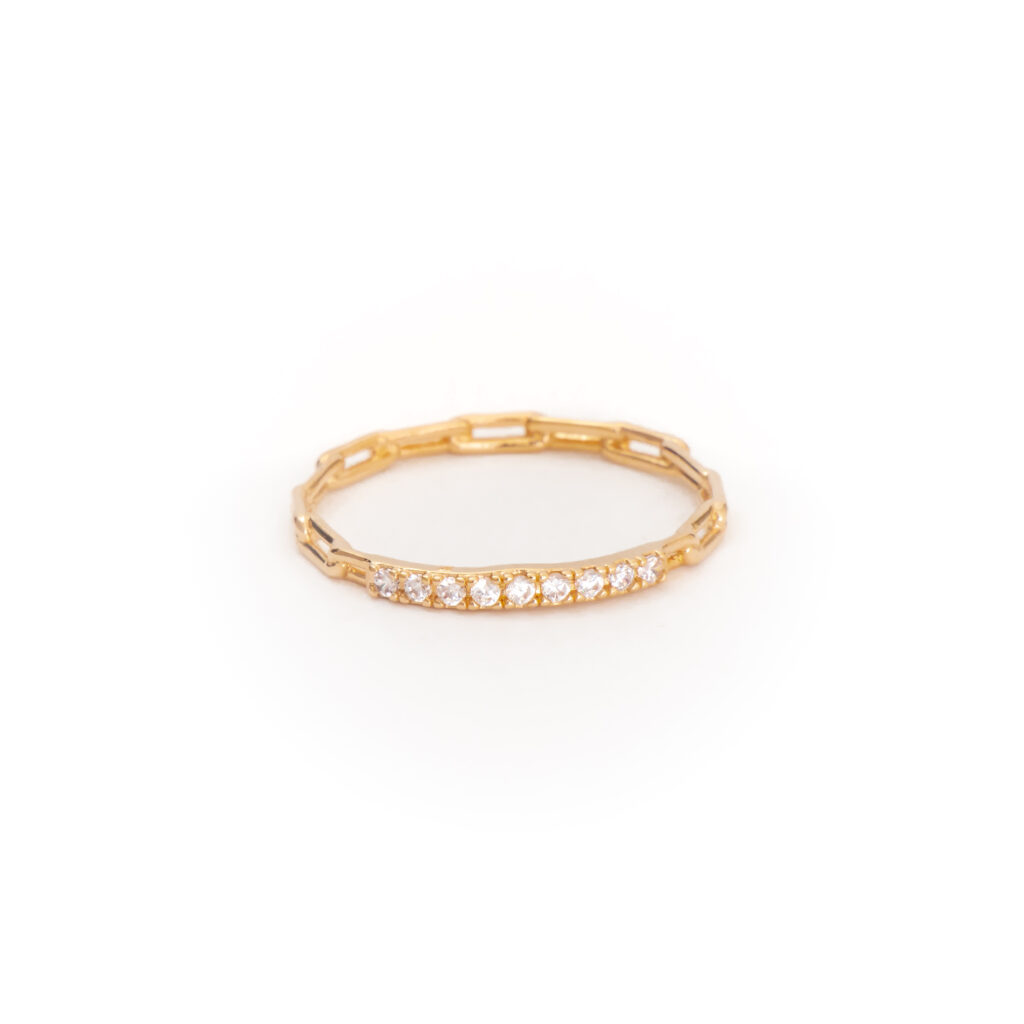 Bague dorée ERIKA