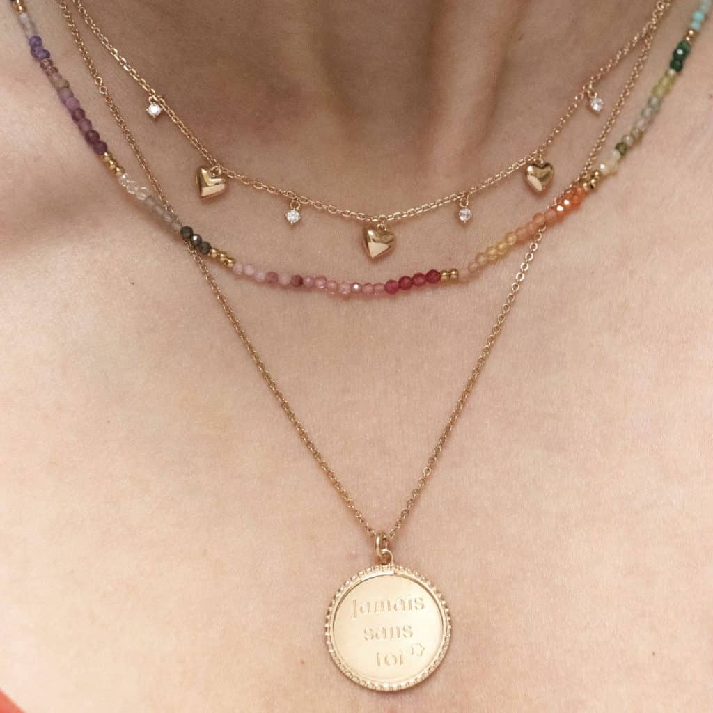 Collier Candice Coeur