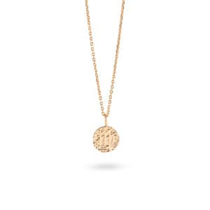Collier astro vierge plaqué or