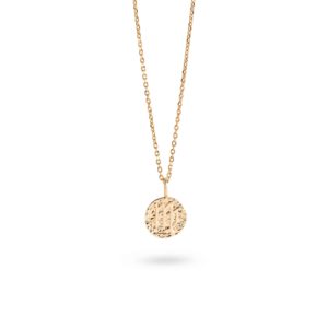 Collier astro vierge plaqué or