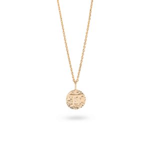 Collier astro gémeaux plaqué or