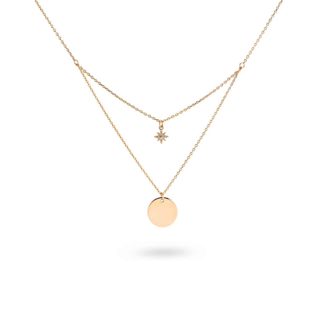 Collier doré CELESTE