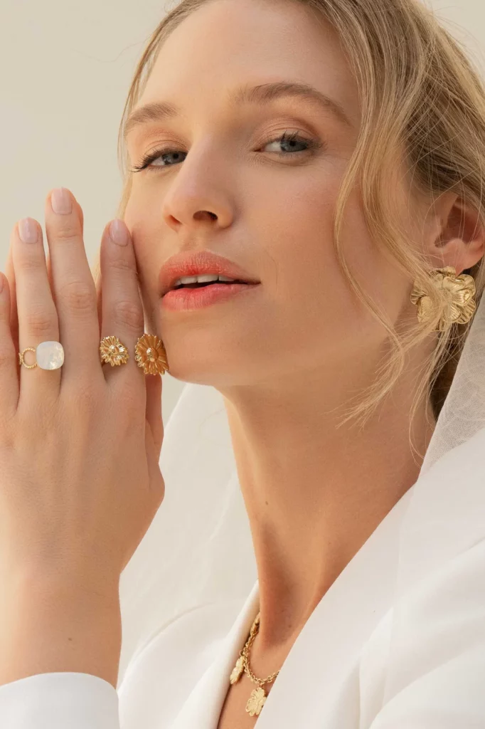 Bague Marguerite double