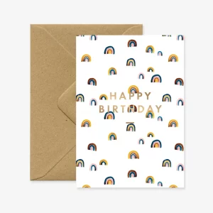 Carte Birthday Rainbow
