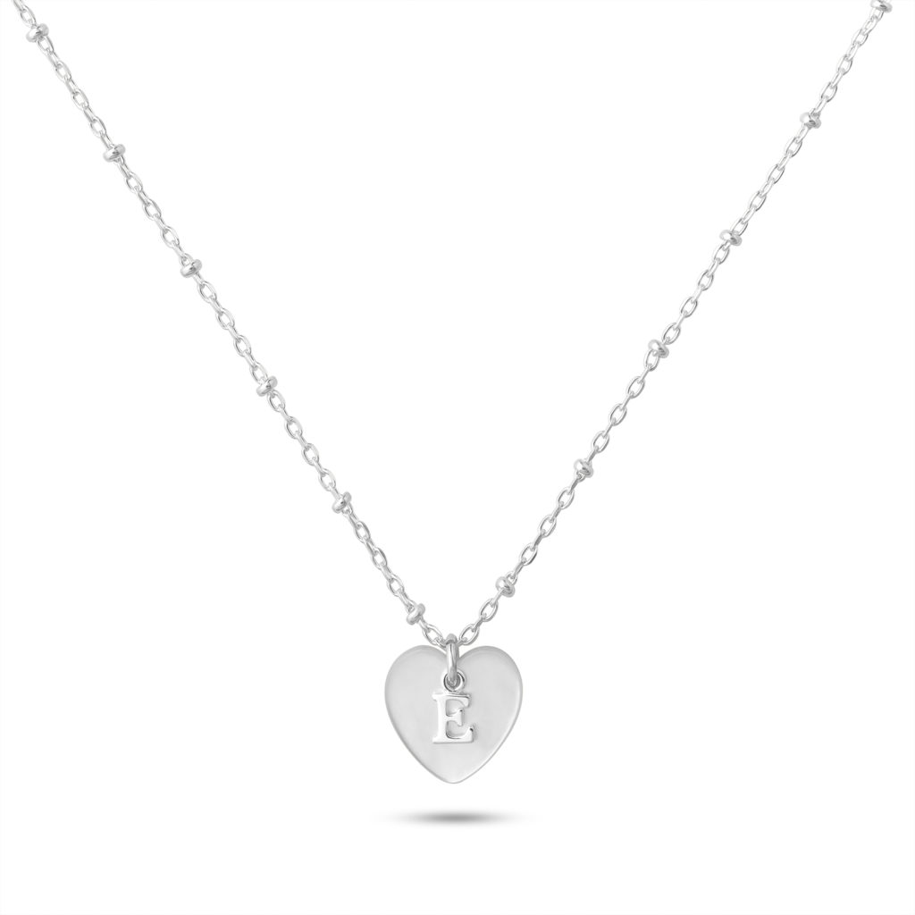 Collier coeur nacre
