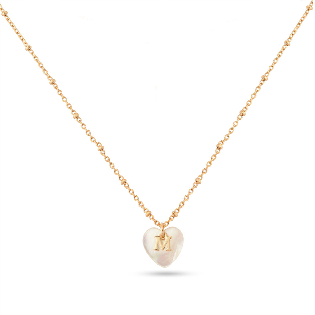 Collier Coeur Nacre