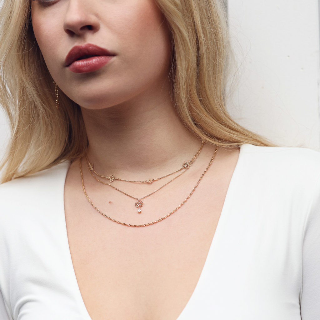 Collier doré JANICE