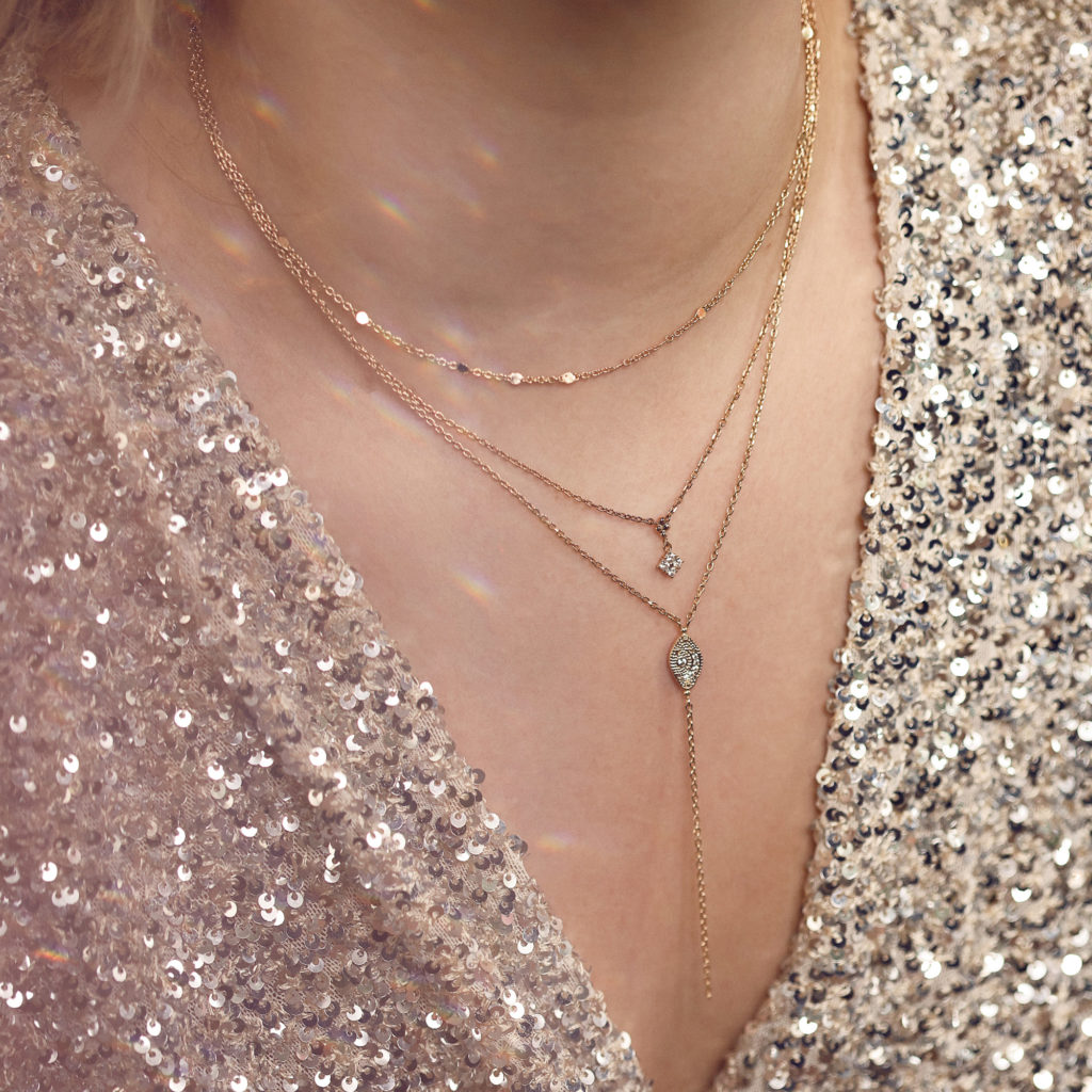 Collier doré CARMEN