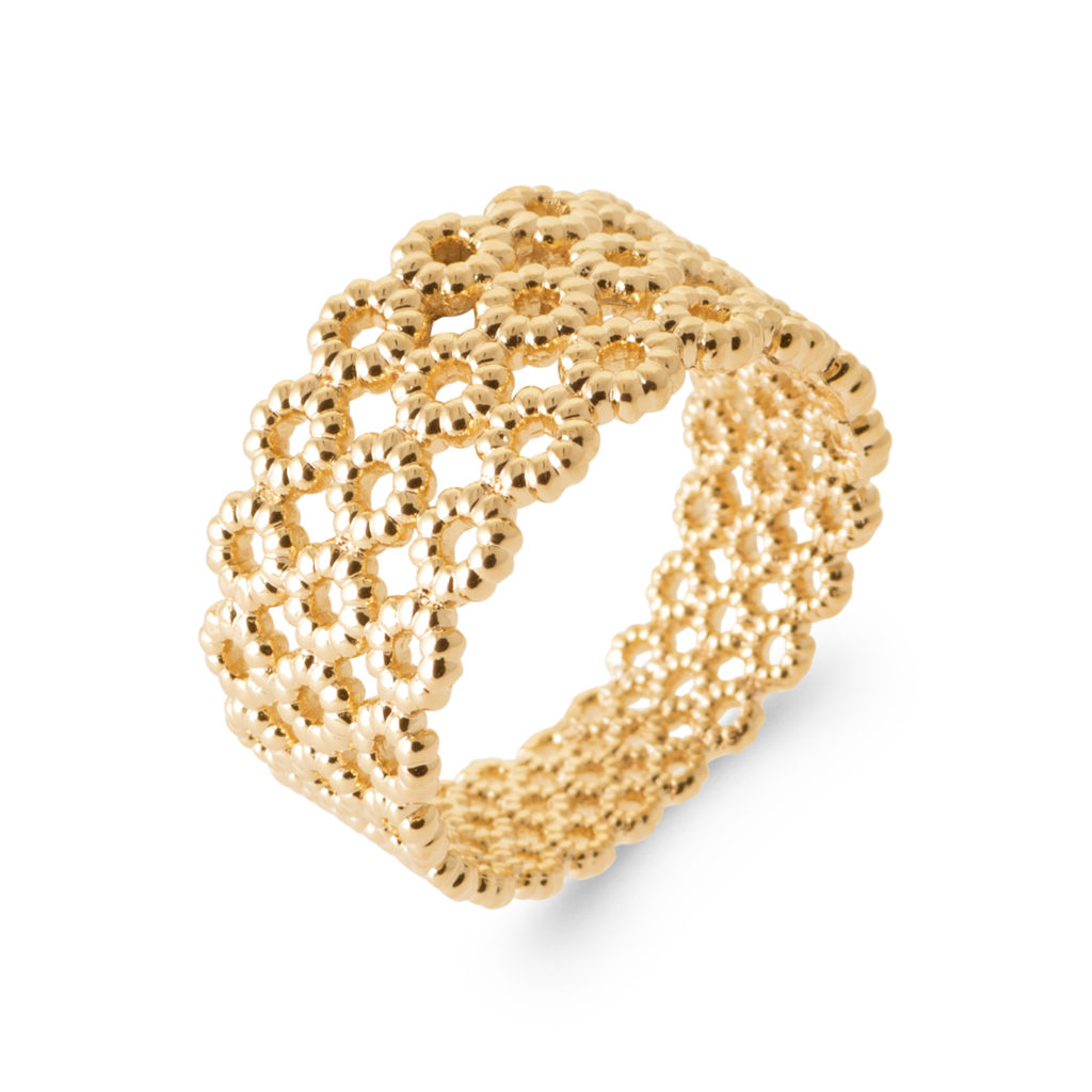 Bague dorée CECILIA TRIPLE