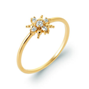 Bague dorée KARLA