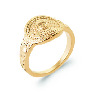 Bague dorée ADDISSON