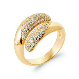 Bague dorée MIMA ZIRCONS