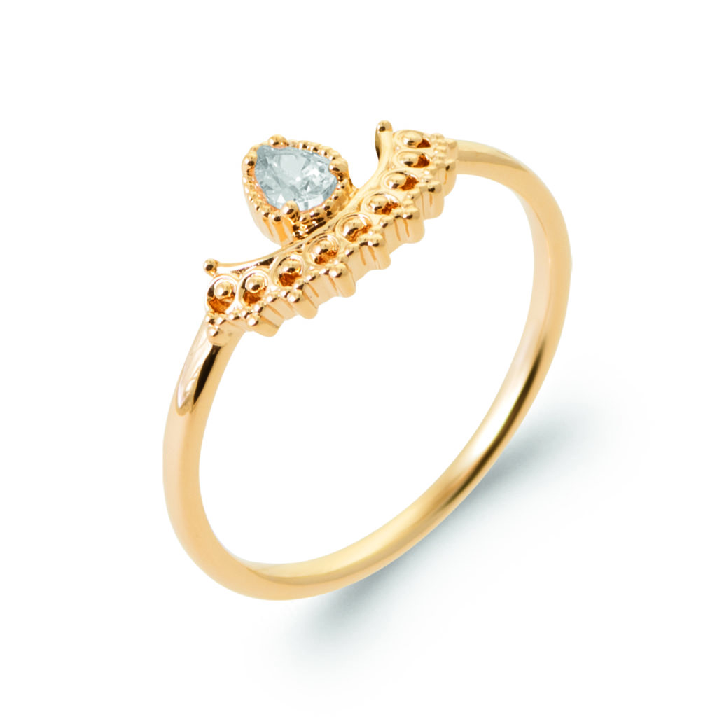 Bague dorée BENA