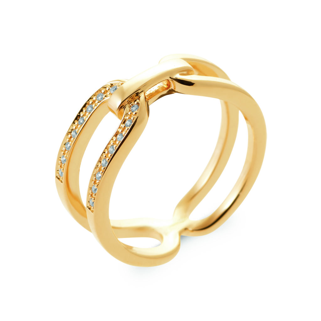 Bague dorée BERNY