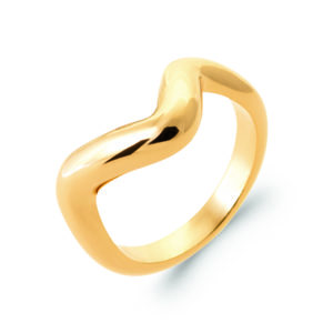 Bague dorée DUNE
