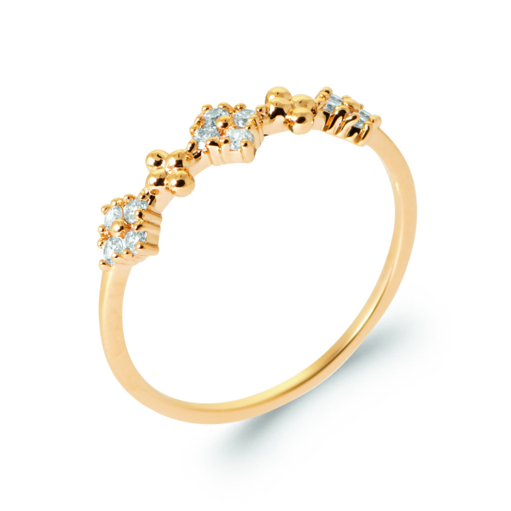 Bague dorée THALY