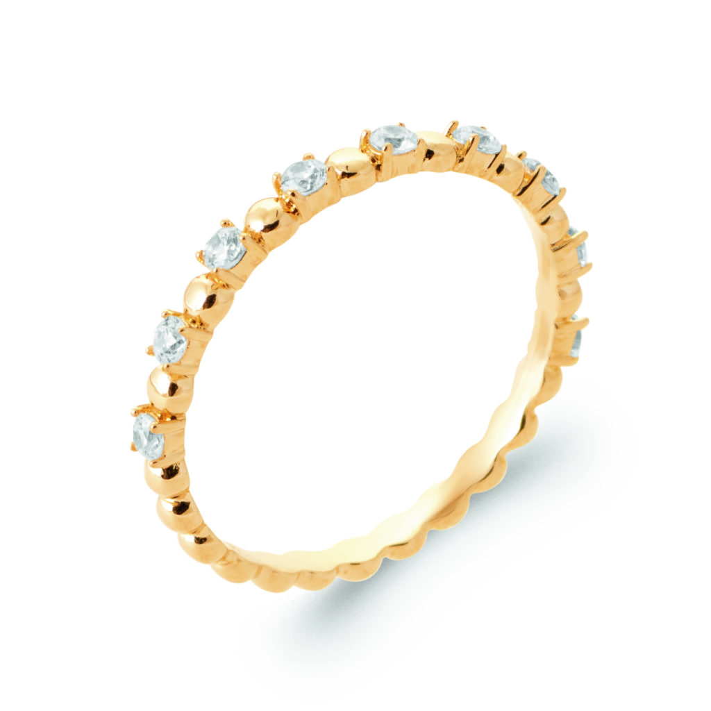 Bague dorée ALAN