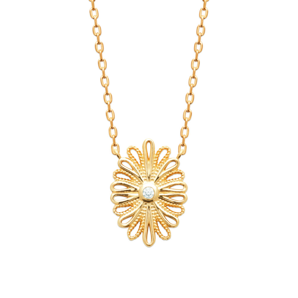 Collier doré SHAAN