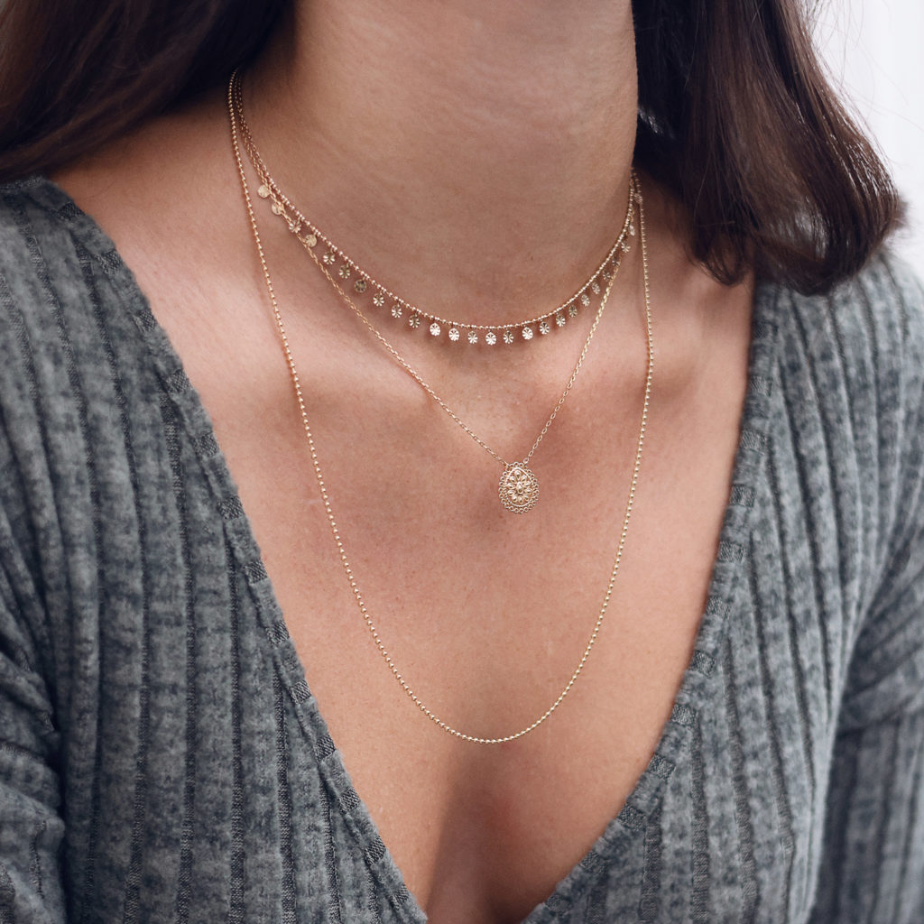 Collier doré LOUANA