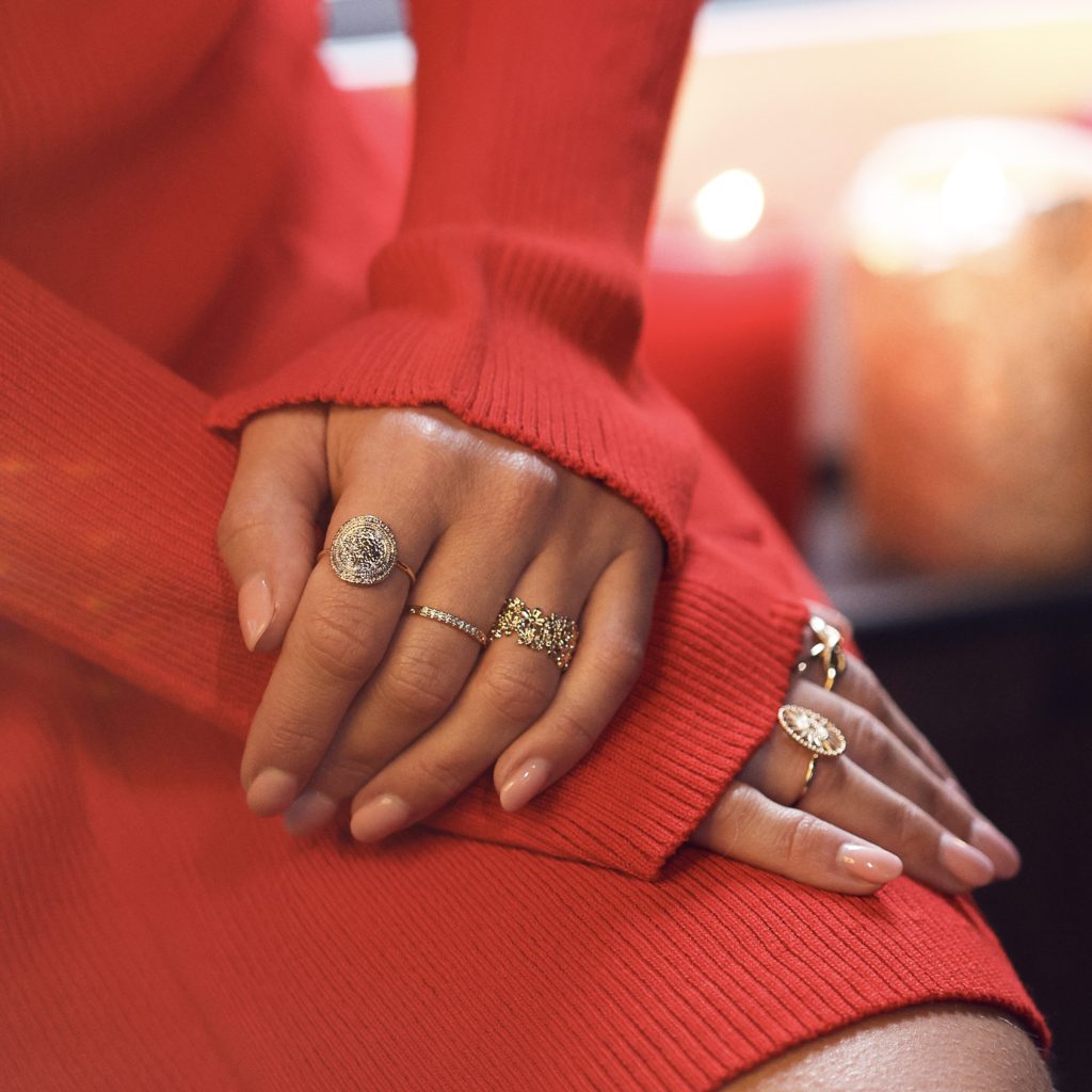 Bague dorée FLAVIE
