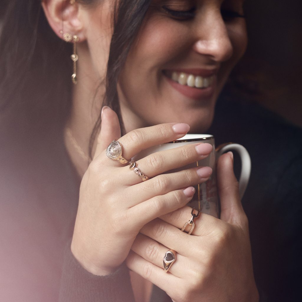 Bague dorée BERNY