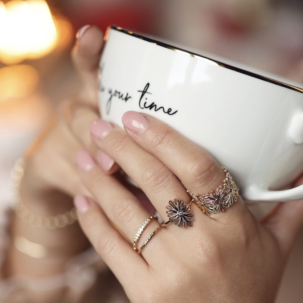 Bague dorée BERENICE