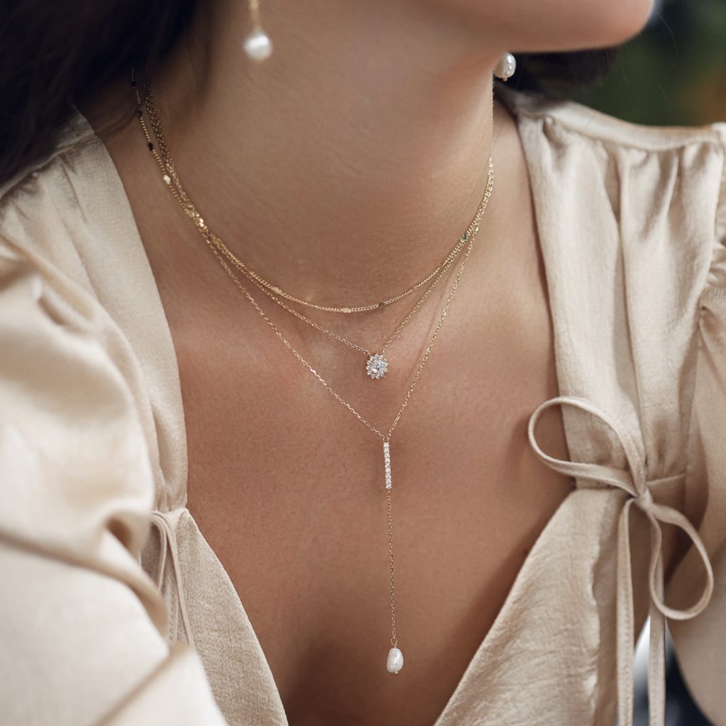 Collier doré BENEDICTE