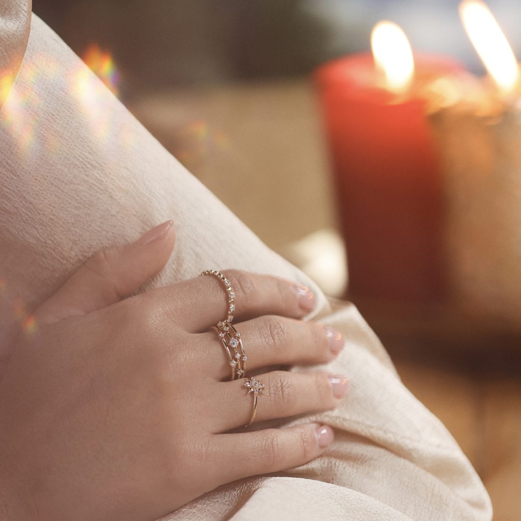 Bague dorée ALAN