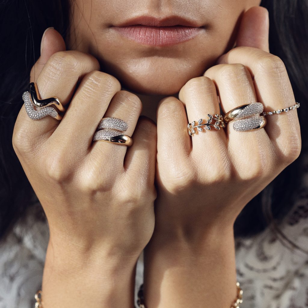 Bague dorée GALA
