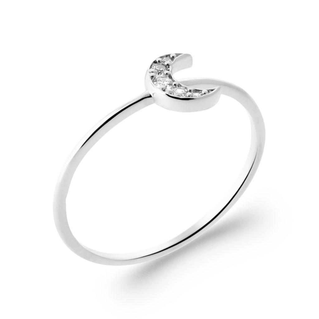 Bague argent LUNA ZIRCONS