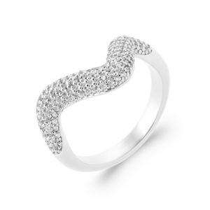 Bague argent DUNE ZIRCONS