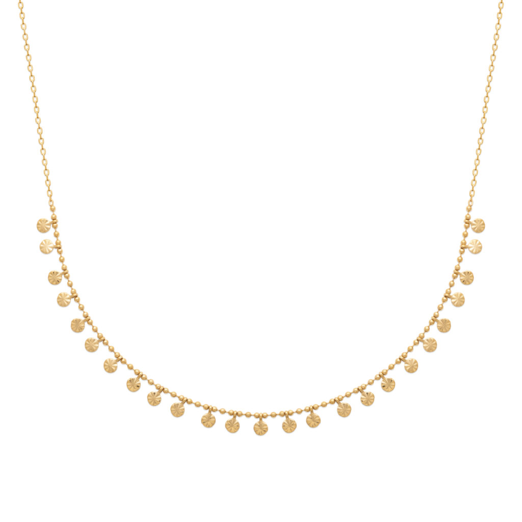 Collier doré GARANCE