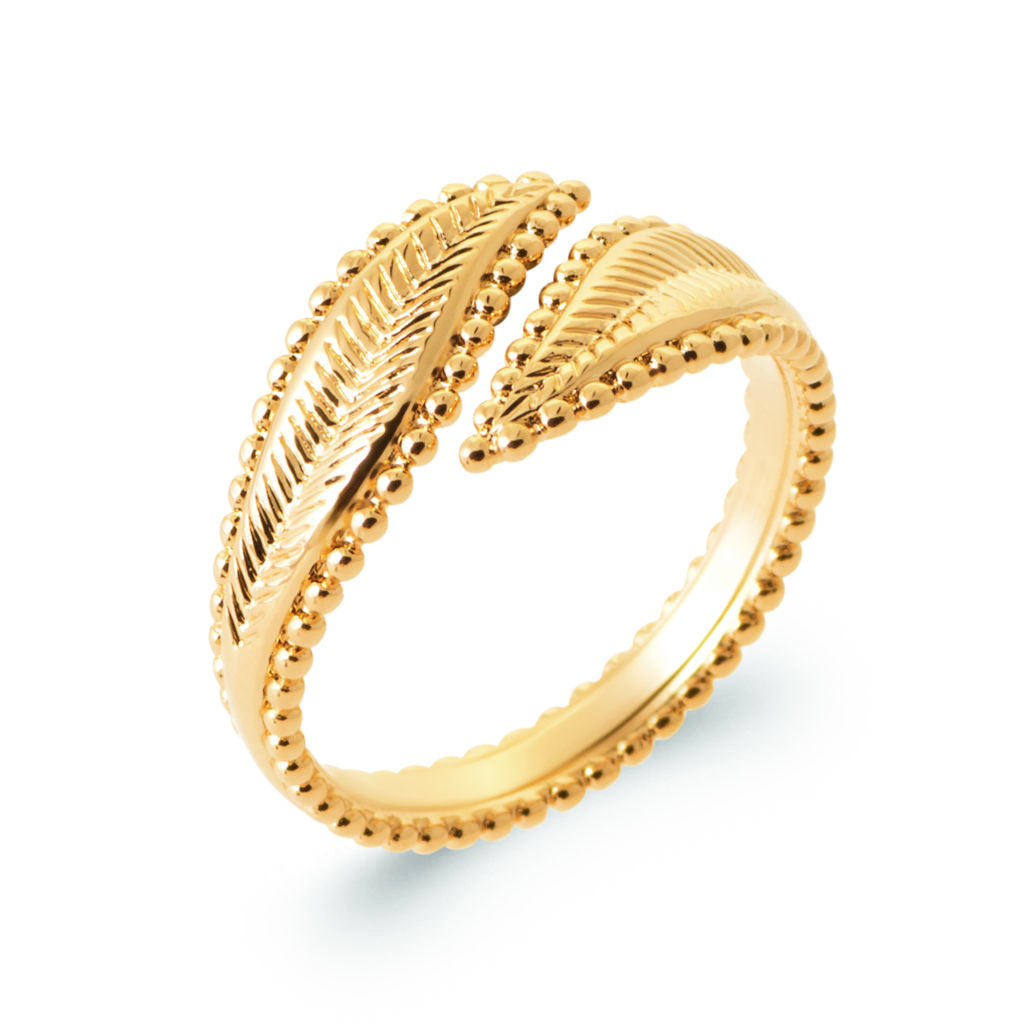Bague dorée JOYCE