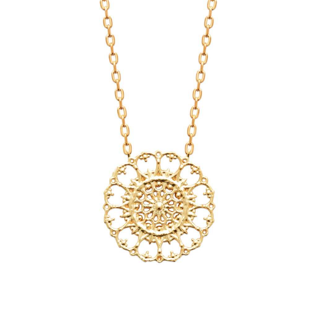 Collier doré CYRILLE