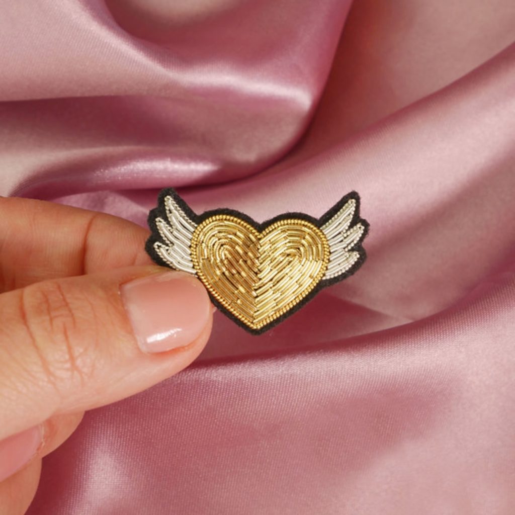Broche CŒUR AILÉ