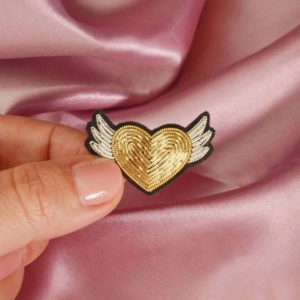 Broche CŒUR AILÉ