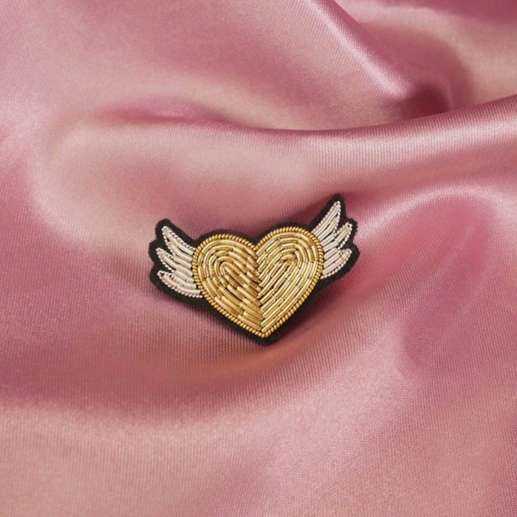 Broche CŒUR AILÉ