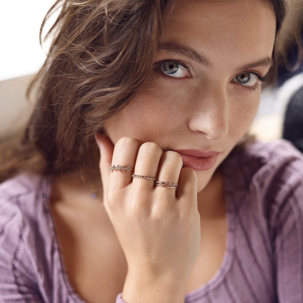 Bague dorée THALY