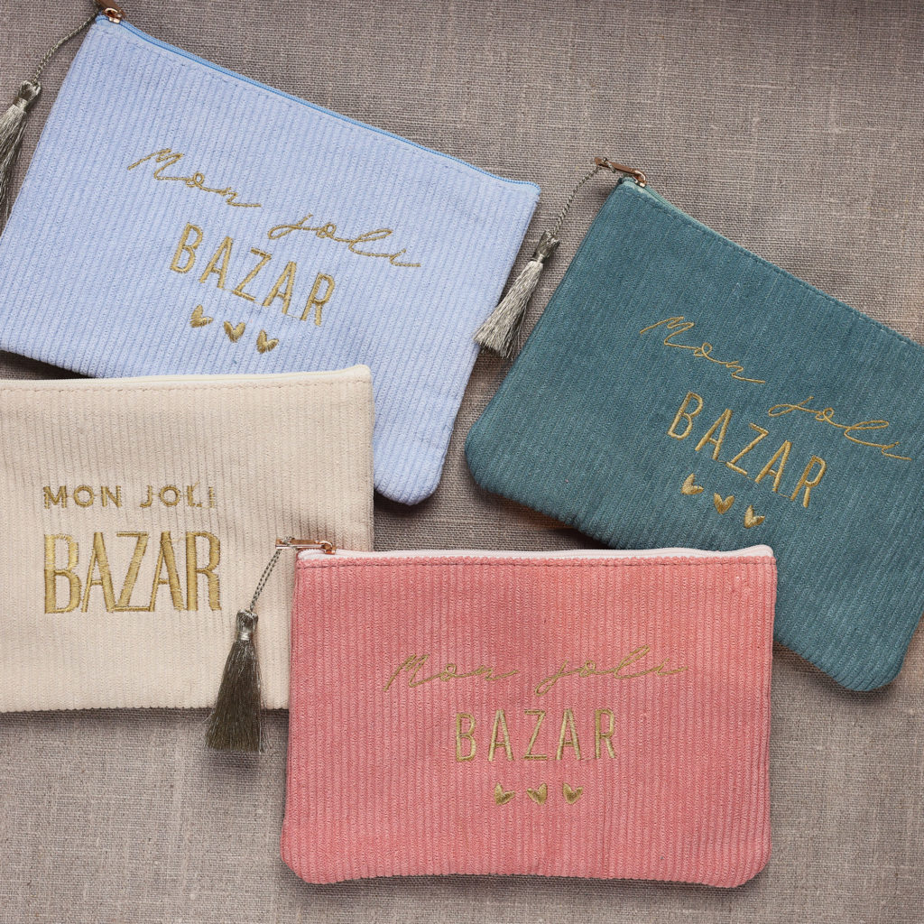 Pochette JOLI BAZAR velours