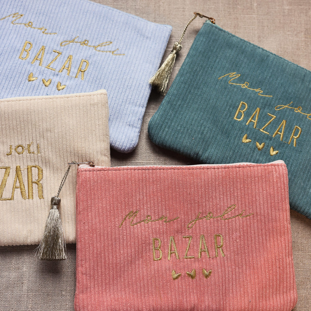 Pochette JOLI BAZAR velours