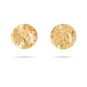 Boucles Leelou martelées dorées
