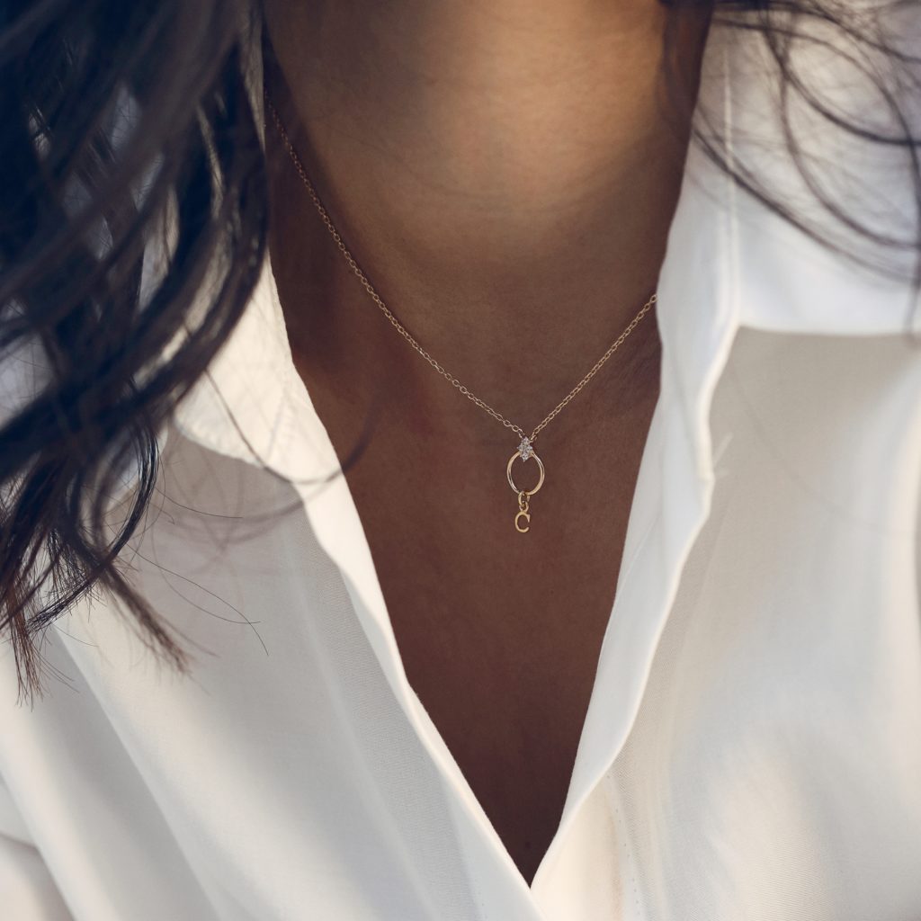 Collier doré JANNY