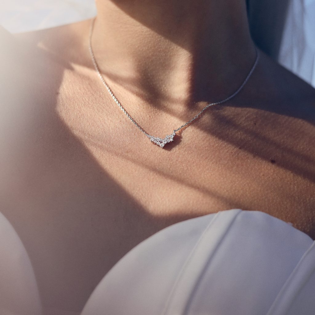 Collier argenté NISRINE