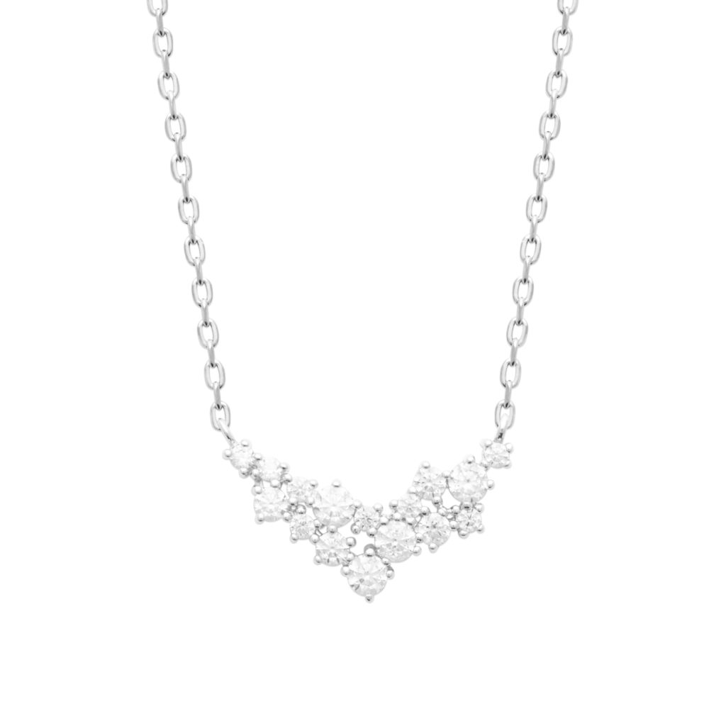 Collier argenté NISRINE