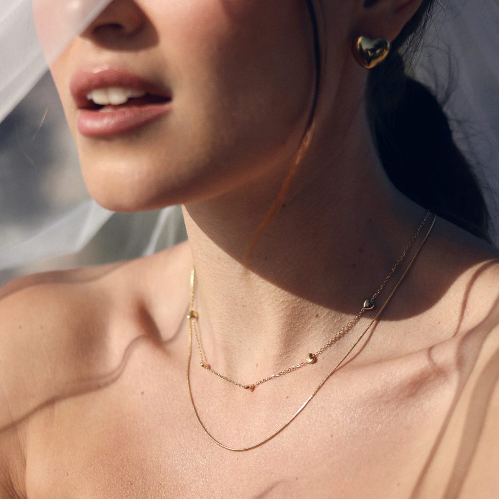 Collier double doré SUSANA