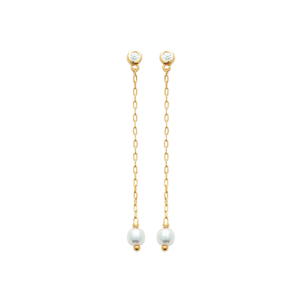 Boucles d’oreilles dorées FABIENNE