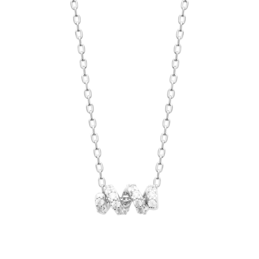 Collier argent FABI